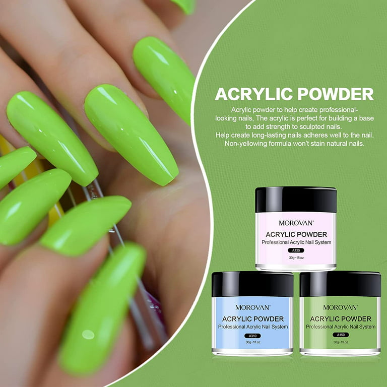 Morovan Acrylic Nail Kit for Beginners - Professional Acrylic Nail
