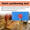 thumbnail image 3 of Graflsoa Plaque d'Insertion de Table de Défonceuse en Alliage d'Aluminium avec 4 Anneaux Rouges et Vis pour Outils de Menuiserie, 3 of 6