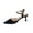 Black, variant on Bxsruta Open-Back Pointed Toe Stiletto Heels with Ankle Buckle, Women's Sophisticated Dress Shoes for Office/Evening Events