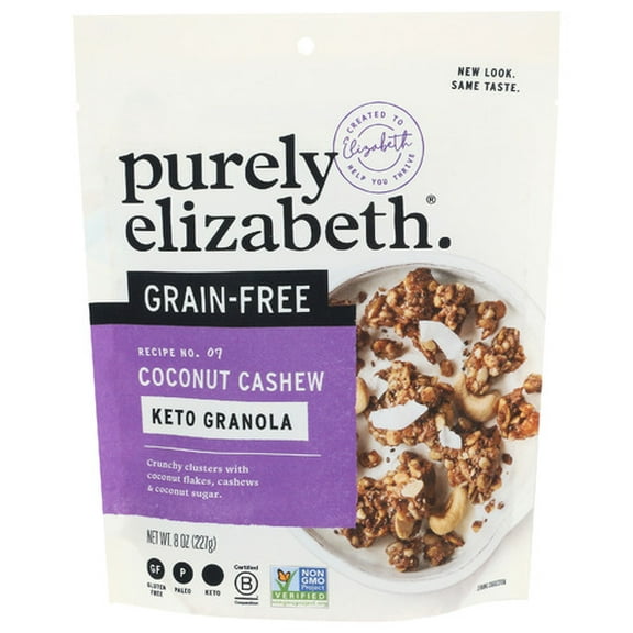(Pack of 6) Purely Elizabeth Granola Grain-Free Coconut 8 oz