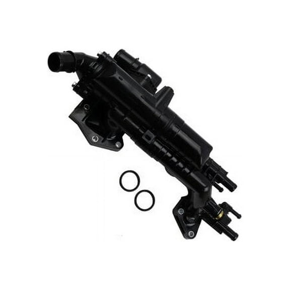 Engine Coolant Thermostat Housing Assembly - Compatible with 2014 - 2016 Kia Cadenza 3.3L V6 2015