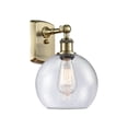 thumbnail image 3 of Innovations Lighting  Athens 1 Light 8" Sconce Antique Brass/Seedy, 3 of 5