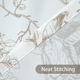 thumbnail image 3 of Semi Sheer Kitchen Curtain Valances, Brambleberry Pattern Light Filtering Drapes for Living Room, 1 Panel Decorative Solid Window Treatment for Nursery, 52 x 18 Inches, 3 of 6