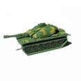 thumbnail image 1 of Modelo de tanque Toy Army, simulación de la Segunda Guerra Mundial con figuras, 1 of 2
