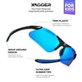 thumbnail image 2 of Xagger Youth Polarized Sports Sunglasses for Boys Girls Age 8-14 Kids Baseball Softball TR90 Frame Glasses, 2 of 6