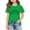 Green, variant on T Shirts for Girls Oversized Summer Casual Letter Print Short Sleeved Top Loose Fit Plus Size Basic Green Shirt Size 3-4 Y