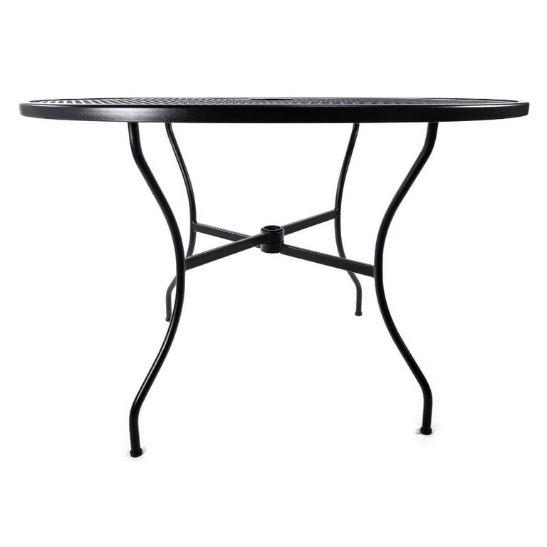 Arlington house wrought iron outdoor 42 inch round dining table discount