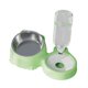 thumbnail image 2 of Comedero doble para gatos, plato alto para gatos con dispensador de comida y comedero extraíble para mascotas, Pet verde, 2 of 9