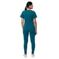 thumbnail image 2 of Adar Pro Flawless Plus Scrub Set For Women - Elevated V-Neck Top & Jogger Scrub Pants, 2 of 7
