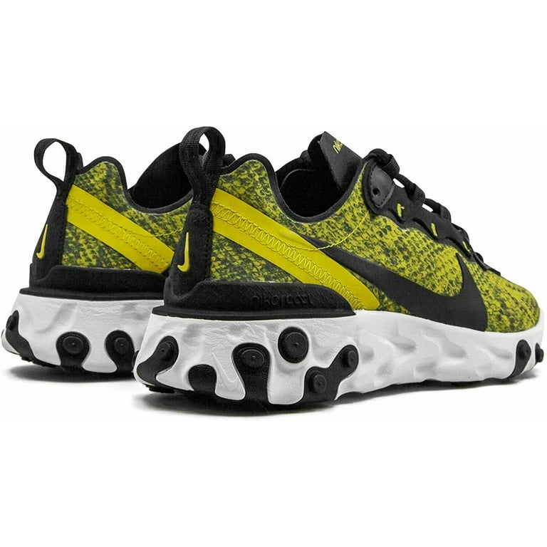 Nike React Element 55 Women's Shoes Speed Yellow-White-Black ct1551-700 