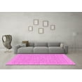 thumbnail image 3 of Ahgly Company Indoor Square Oriental Pink Modern Area Rugs, 8' Square, 3 of 4