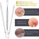 thumbnail image 4 of Blackhead Remover Comedone Squeezer Set - 7 Pieces Blackhead Remover with Acne Pimple Tweezers Blackhead Remover Pimple Extractor Tool for Nose Face C, 4 of 5