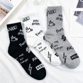 thumbnail image 2 of Women's Crew Mono Graphic Socks 3pairs Set, 2 of 7