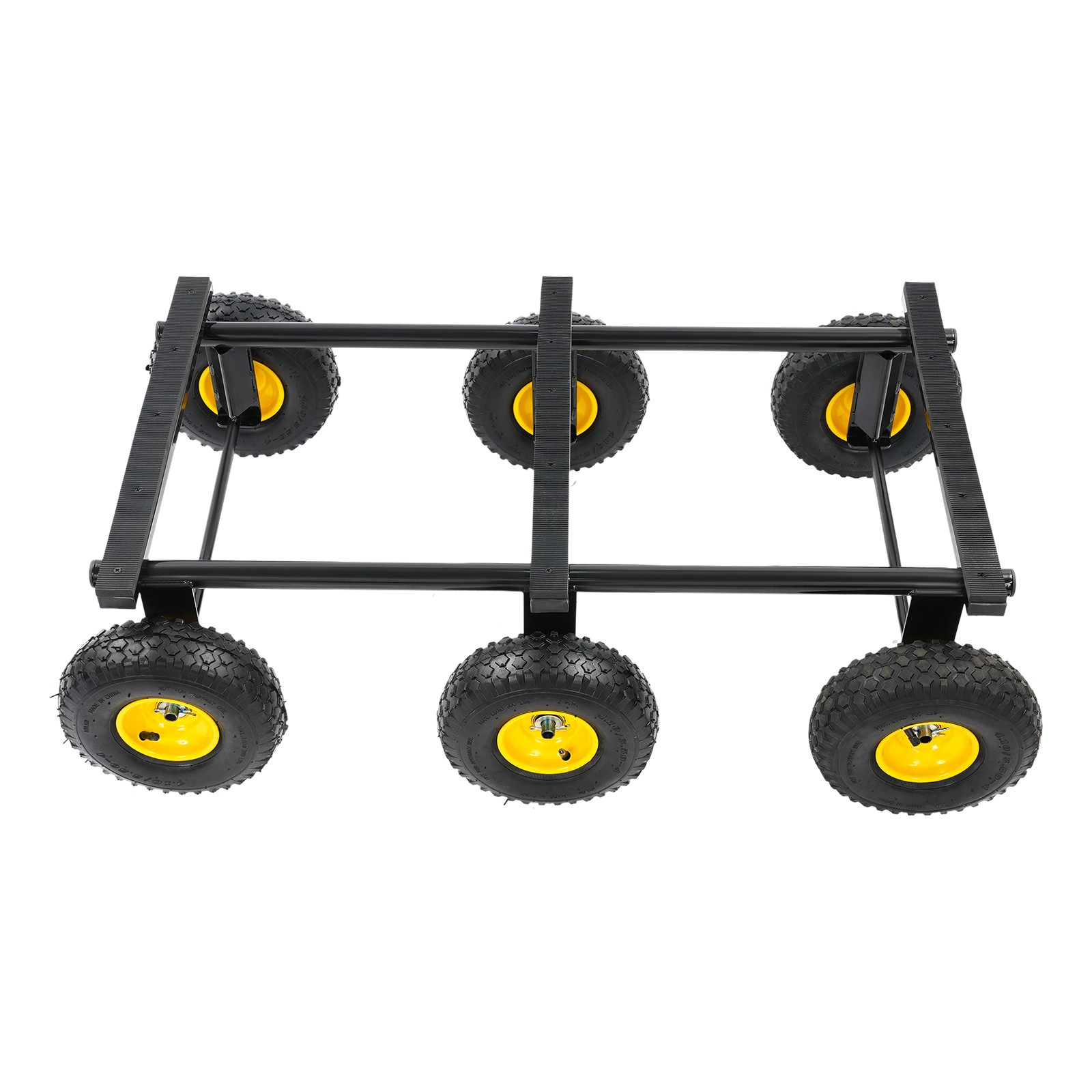 6 Wheel 1200 Lbs Capacity All Terrain Mover Heavy Duty Furniture Moving Dolly