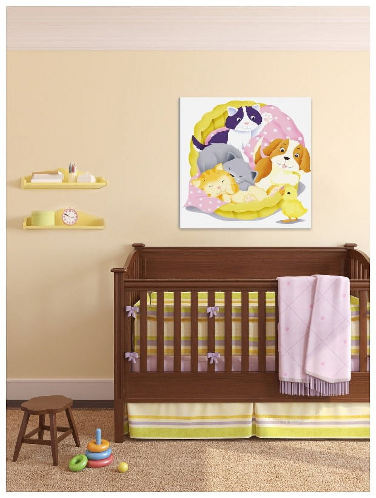 Marmont Hill "Baby Animals" by Curtis Painting Print on Canvas