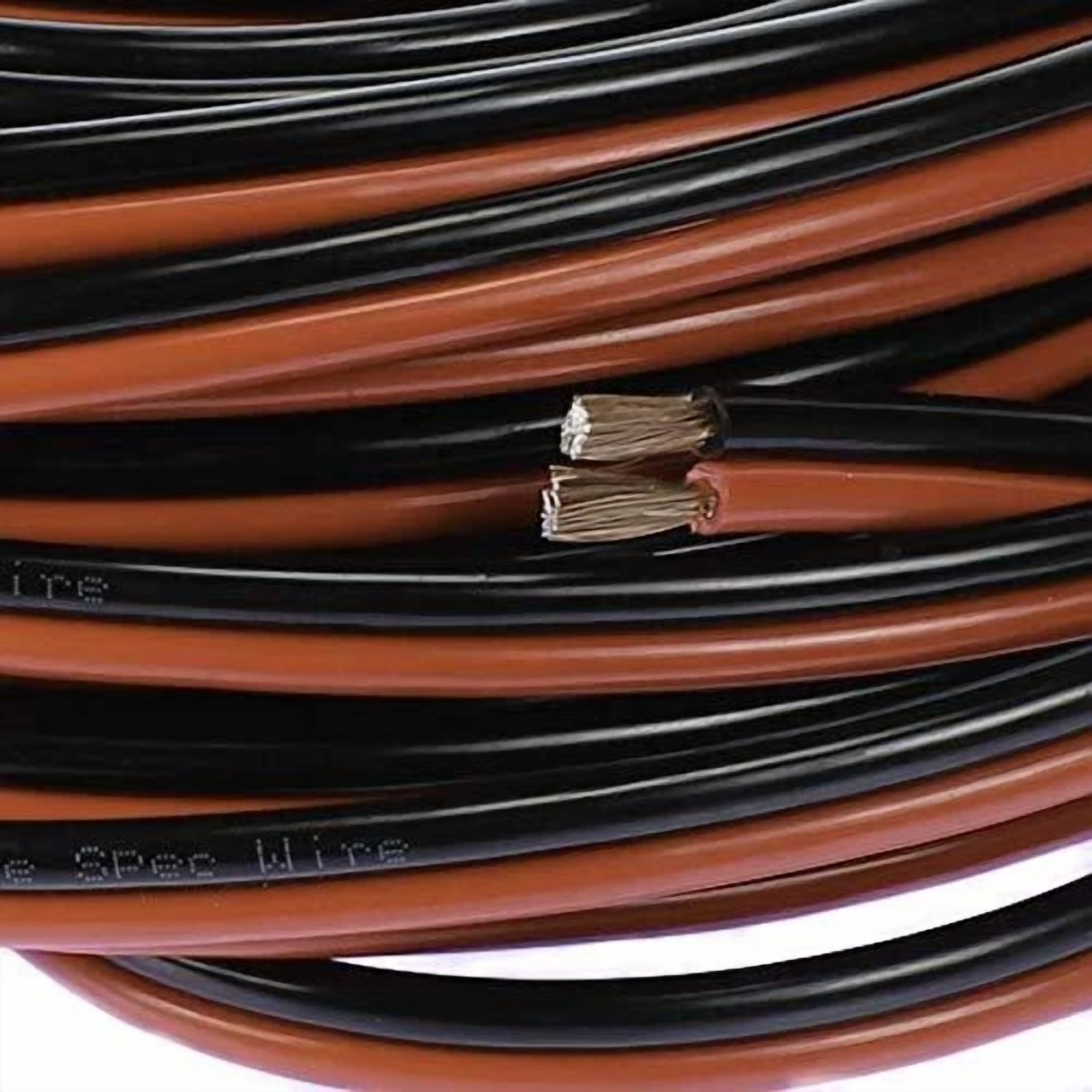 25 Ft 10 Gauge Speaker Wire Cable Car Home Audio Awg 25' Black & Red Zip Wire