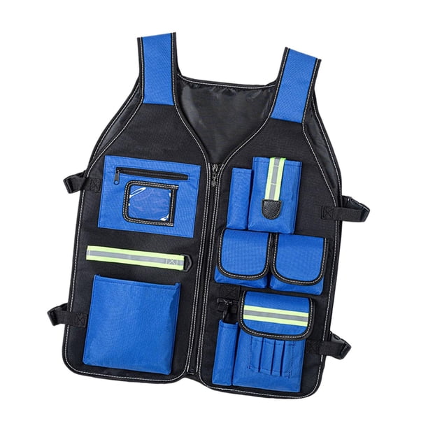 Chaleco de Herramientas para Hombre: Bolsa de Herramientas Cómoda, Ligera Y Práctica con Múltiples Compartimentos para Y Técnicos.
