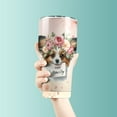 thumbnail image 3 of Happy Mother's Day Papillon with Flower Crown and Greeting Card 30oz Stainless Steel Tumbler Insulated Cup with Lid Pap Butterfly Dog Lover - 13004, 3 of 5
