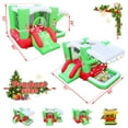thumbnail image 3 of Christmas Jump 'n Slide Inflatable Bouncer for Kids Complete Setup with Blower - 80" x 91" Play Area - 55" Tall, 3 of 7