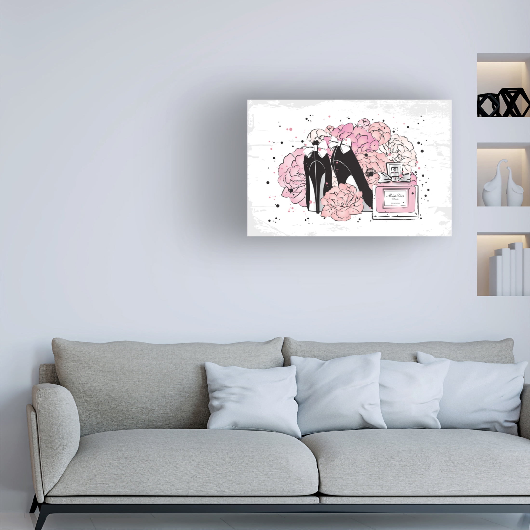 Trademark Fine Art Martina Peony Fashion Canvas Wall Art