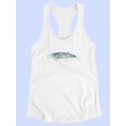 thumbnail image 3 of Cetacea Cuviers Beaked Whale. Racerback Tank Women -June Erica Vess Designs, Female Large, 3 of 4