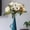A, variant on WMTOKK Artificial Hydrangea Flower Bouquet Fake Rustic Floral Arrangement for Farmhouse Wedding Table Centerpiece Vase Living Room Home Decoration (B)