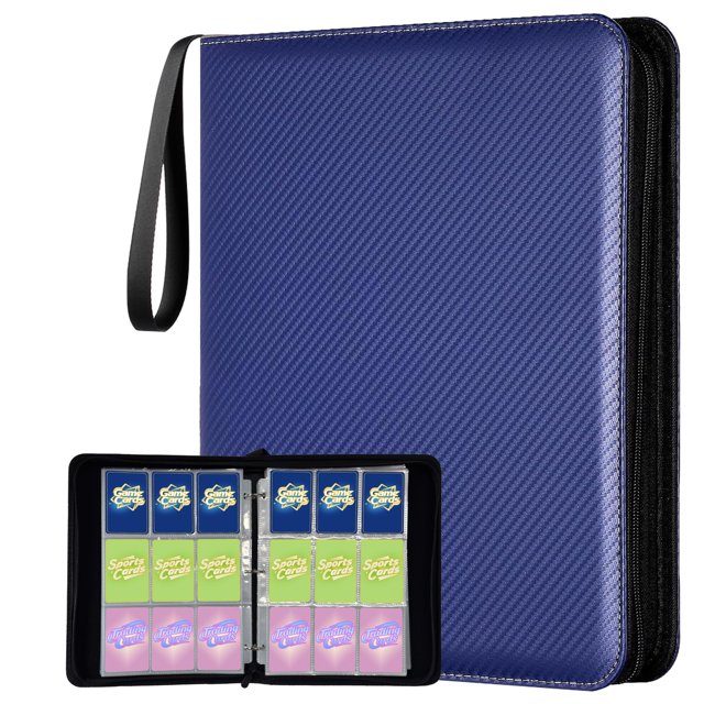 Carpeta para cartas coleccionables BOMOKS para 1080 cartas, 60 fundas, PU