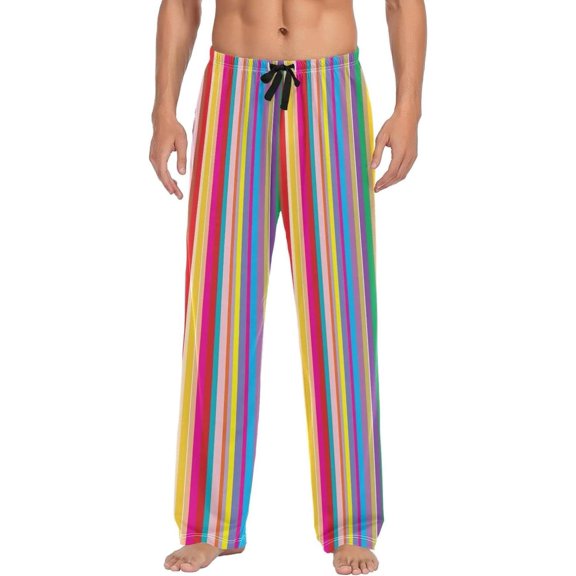 GZHJMY Mexican Serape Pajama Pants for Men, Lounge Pants Lightweight Men Pajama Bottoms with Drawstring Pockets, Christmas New Year Birthday Gifts, X-Large