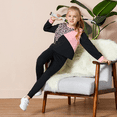 thumbnail image 3 of PatPat Kid Girls Sweatshirt and Jogger Set Leopard & Color Block Outfits Set Size 4-12, 3 of 7