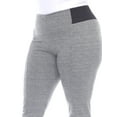 thumbnail image 5 of White Mark Women's Plus Size High Waisted Leggings, 5 of 5