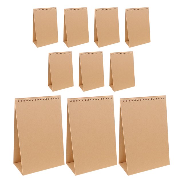unbranded 10Ud Base Triangular Para De Con Anillado Doble Color Khaki Para Oficina