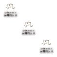 thumbnail image 3 of QualitChoice 580pcs Professional Retaining Rings Convenient External Circlip Good Fixation Lightweight Snap Ring Hardware Assorted Kits Sliver 3Set, 3 of 6