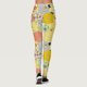 thumbnail image 4 of Gibobby Pantimedias yoga Dama Mallas con estampado abejas adecuadas para mujer, mallas deportivas Yoga con Control para mujer, mallas talle（Amarillo， M), 4 of 5