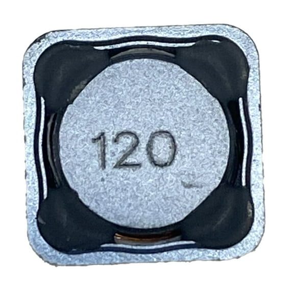 Pack of 6 SRR1260-120M Inductor Power Shielded Wirewound 12uH 20% 1KHz 27Q-Factor Ferrite 5.2A 0.023Ohm, RoHS