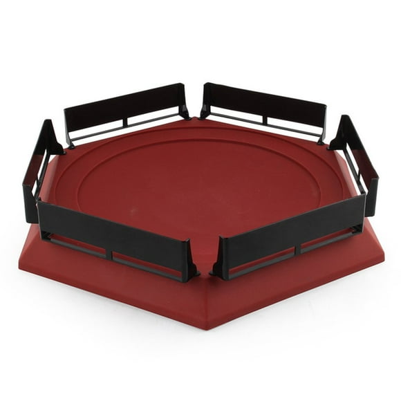 MesaSe Bricolage Burst Gyroscope Arène Disque Duel Toupie Beyblades Lanceur Stade Jouet pour Enfants (Noir)