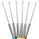 thumbnail image 1 of 6Pcs Fondue Forks, Stainless Steel Fondue Pot Forks with Heat-Resistant Handles for Cheese Chocolate Fondue Roast Marshmallows Meat, 1 of 5