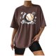 thumbnail image 1 of Camisas sexy de verano para mujer Blusa regular estampada con cuello redondo y manga corta OAVQHLG3B Store lin121212, 1 of 5