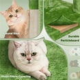 thumbnail image 7 of Yaheetech 23.5″ H Spacious Cat Tree with Large Top Perch, Condo & Scratching Posts, Green, 7 of 7