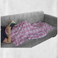 thumbnail image 6 of Animal Soft Flannel Fleece Throw Blanket, Kids Girls Design Pattern with Happy Baby Animals Joyful Fun Playing Dots, Cozy Plush for Indoor and Outdoor Use, 50" x 70", Pink Baby Blue, by Ambesonne, 6 of 6