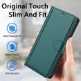 thumbnail image 2 of Wallet phone protective case with card slot, suitable for OPPO A16 PU leather flip cover bracket protective case with hanging rope, 2 of 5