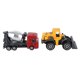thumbnail image 5 of Paquete de 6 unidades 1: 64, juego de juguetes para vehículos de ingeniería de construcción de aleación, tamaño Mini, carretilla elevadora, excavadora, juego de camiones de ingeniería, 5 of 8