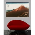 thumbnail image 2 of Wallhogs Hokusai Fuji Above the Lightning (18th) Wall Mural, 2 of 2