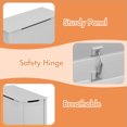 thumbnail image 3 of Kids Wooden Toy Box Storage with Safety Hinged Lid,31.5" x 13" x 16.7", 3 of 6