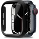 thumbnail image 1 of Compatible Apple Watch Series 3 38mm Case with Screen Protector Anti-Scratch Shockproof Hard PC and Tempered Glass Film Bumper Case for Apple Watch Series 3 Series 2 Series 1 38mm(Black), 1 of 5