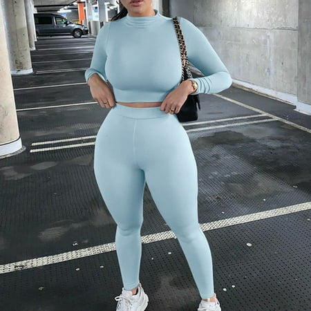 

Jumpsuits Bodysuit For Women Women Solid Color Turtleneck Slim Yoga Fitness Long Sleeve Trousers Shapeware Shaperwear Bodysuit Jumpsuit