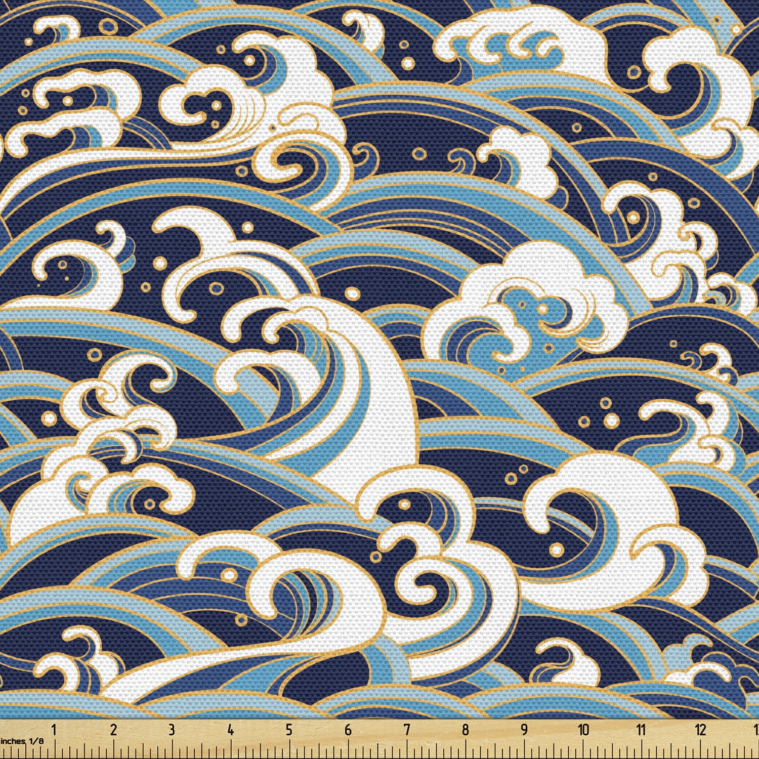 Beautiful Under The Sea Print Pattern Fabric Upholstery