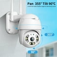 thumbnail image 2 of Cámaras de Seguridad Inteligentes Meser wifi 2.4 GHz 1080P Visión Nocturna IP66, 2 of 9