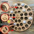 thumbnail image 2 of Torched Golf Ball Display Holder Wall Mount Decor Circle ( 42 Balls ), 2 of 4