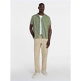 thumbnail image 2 of George Men's Relaxed Fit Linen Blend Camp Shirt with Short Sleeves, Sizes S-5XL, LT-3XLT, 2 of 5