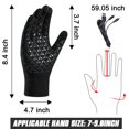 thumbnail image 2 of Htwon Heated Gloves USB Electric Rechargeable Touch Screen Knitted Gloves Winter Warm, 2 of 22